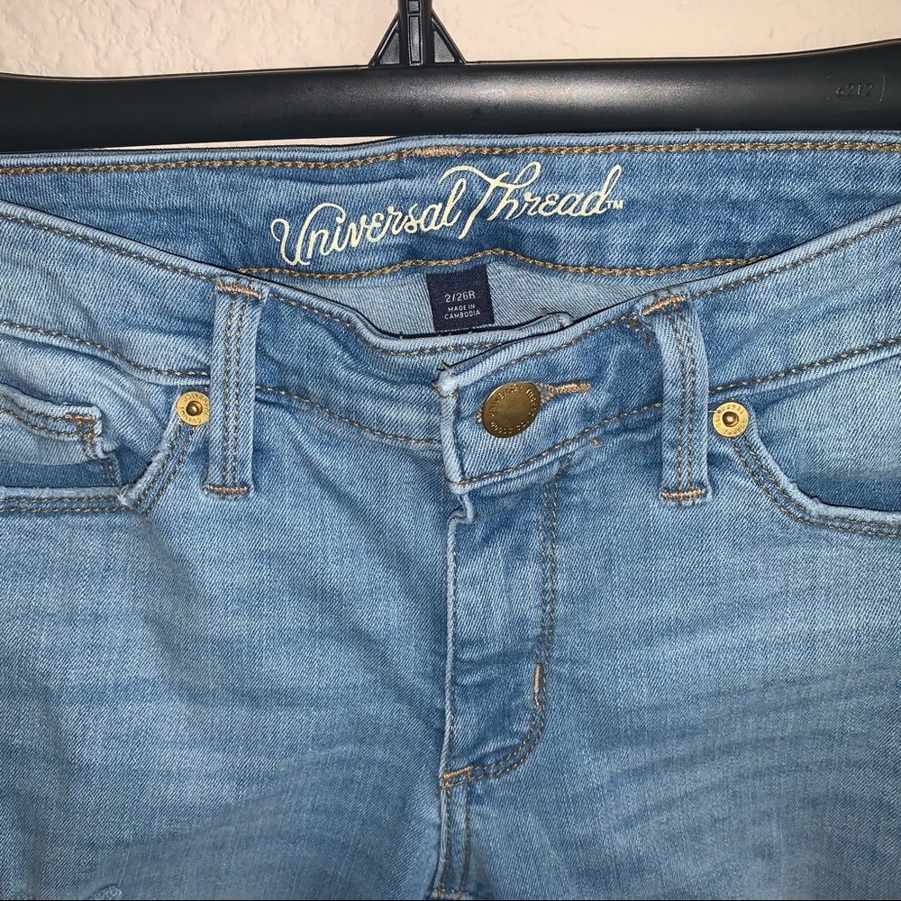 Universal Thread Distressed Skinny Ankle Jeans - Picture 13 of 13